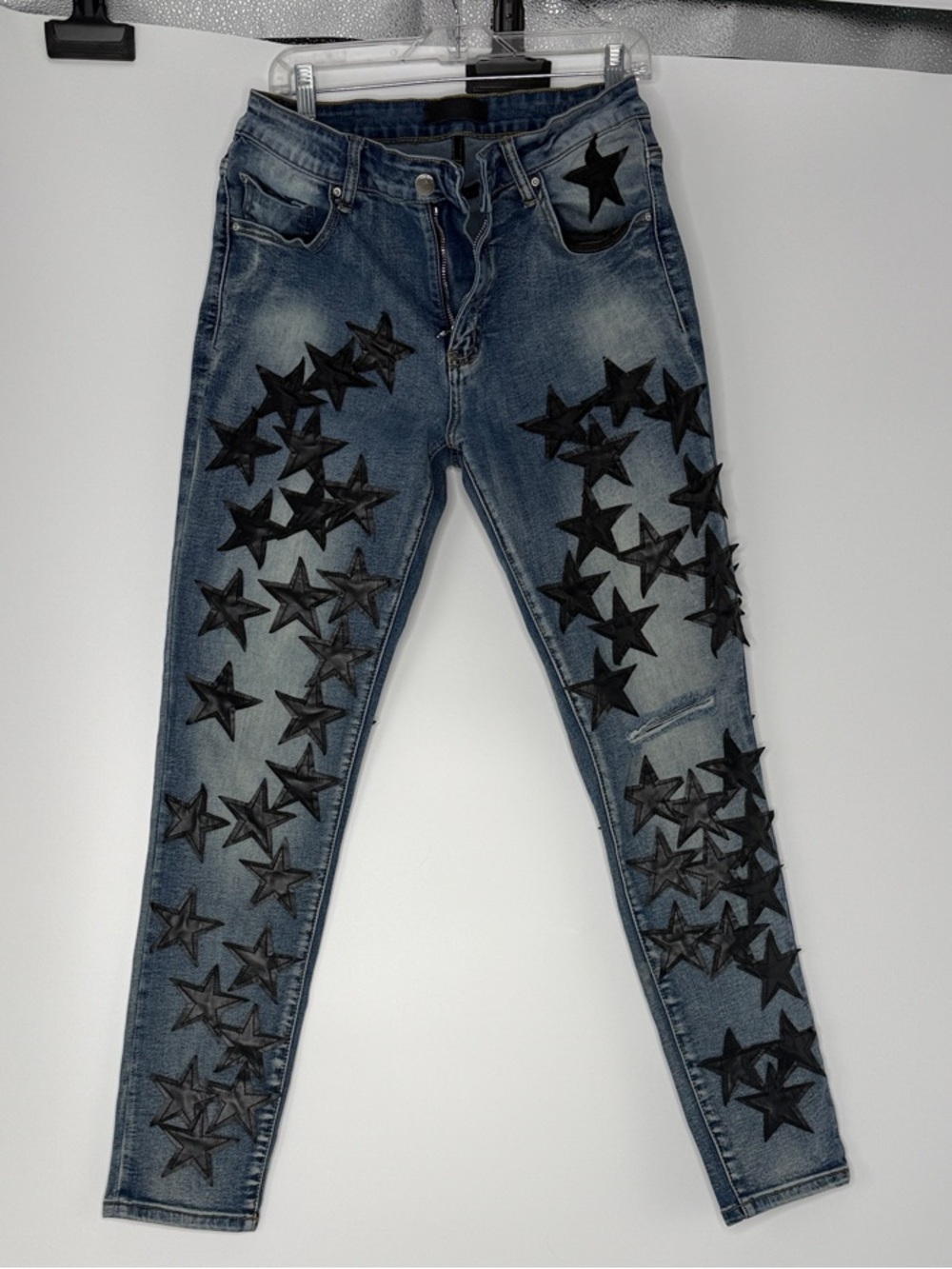 Mens Amiri chemist Star Jeans - Blue size 33